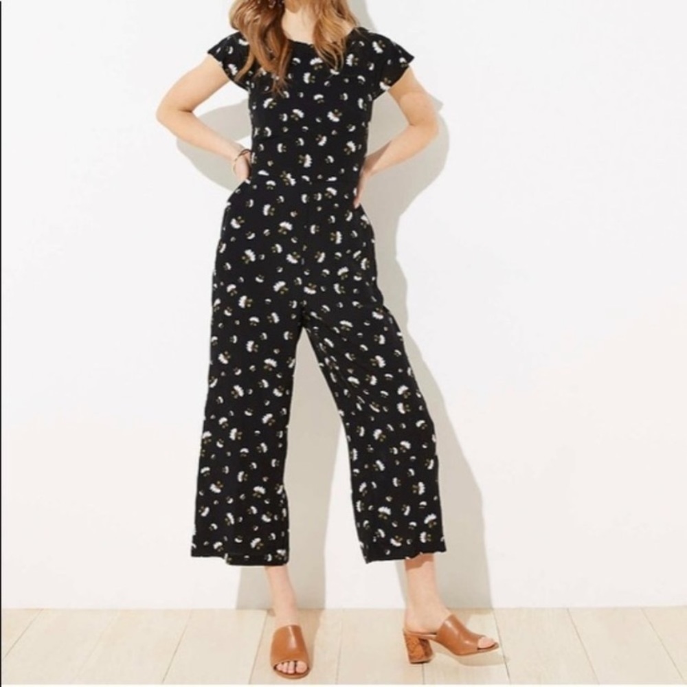 Loft Lily Tie Back Jumpsuit
